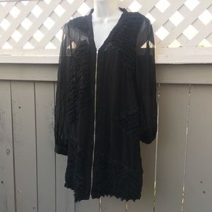 Sachin Babi tank +  cover 100% silk sz.4